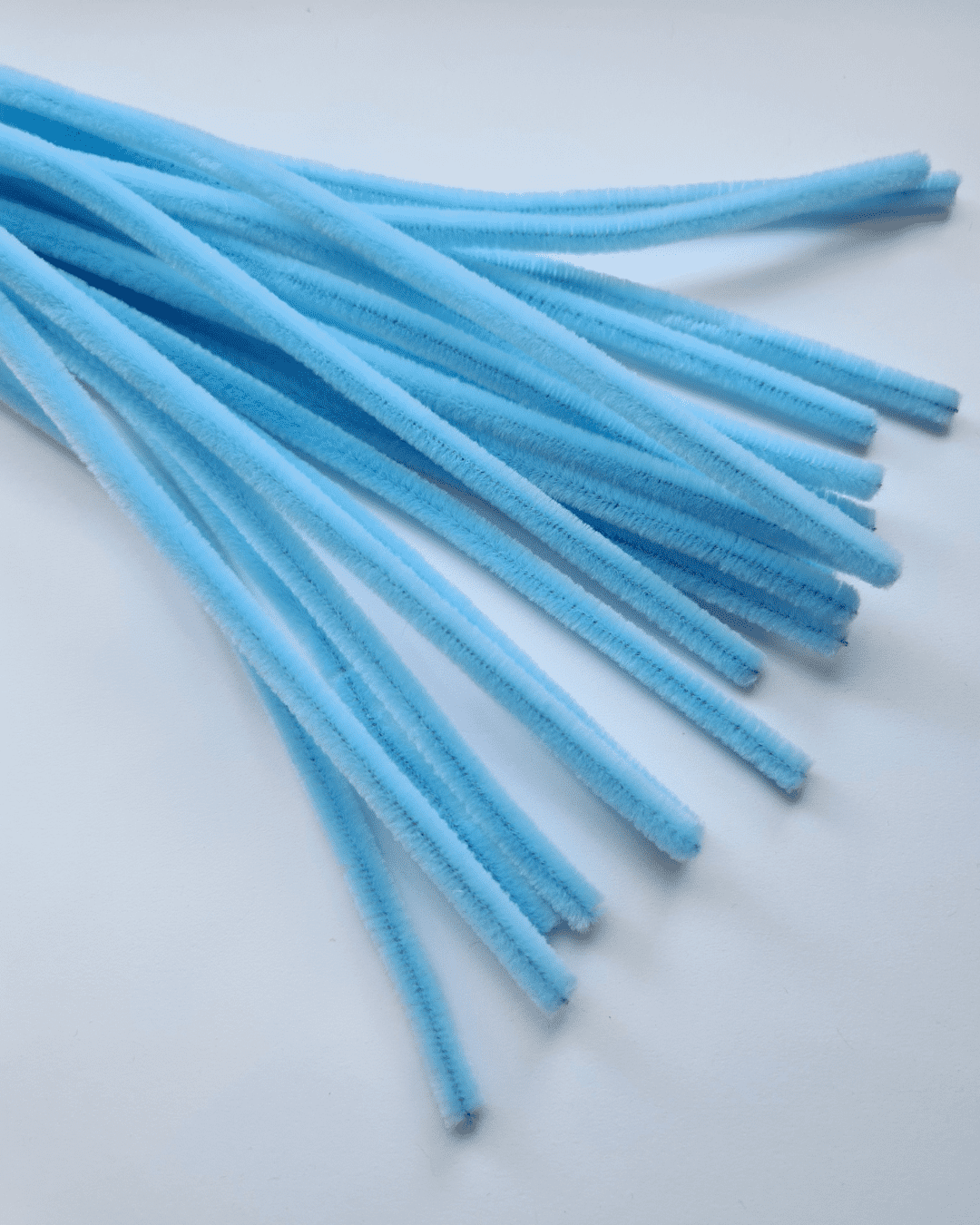 Chenilledraad Baby Blauw