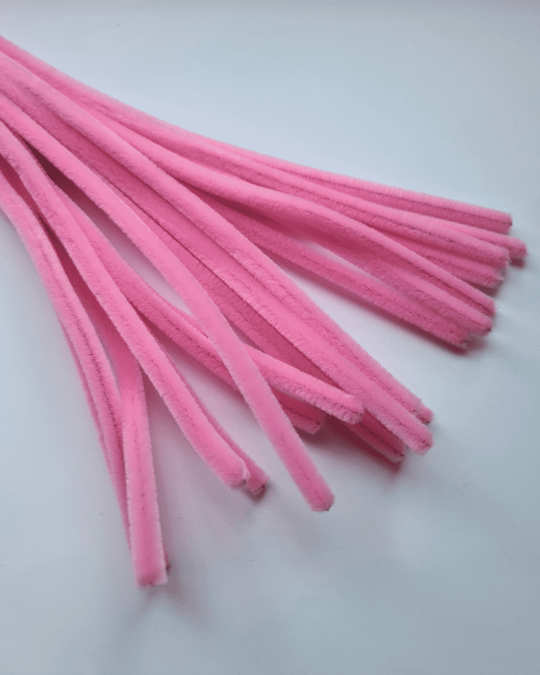 Chenilledraad Zuurstok Roze